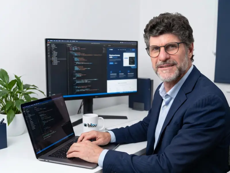 Pablo García Ermoglio trabajando en el desarrollo de tu sitio web